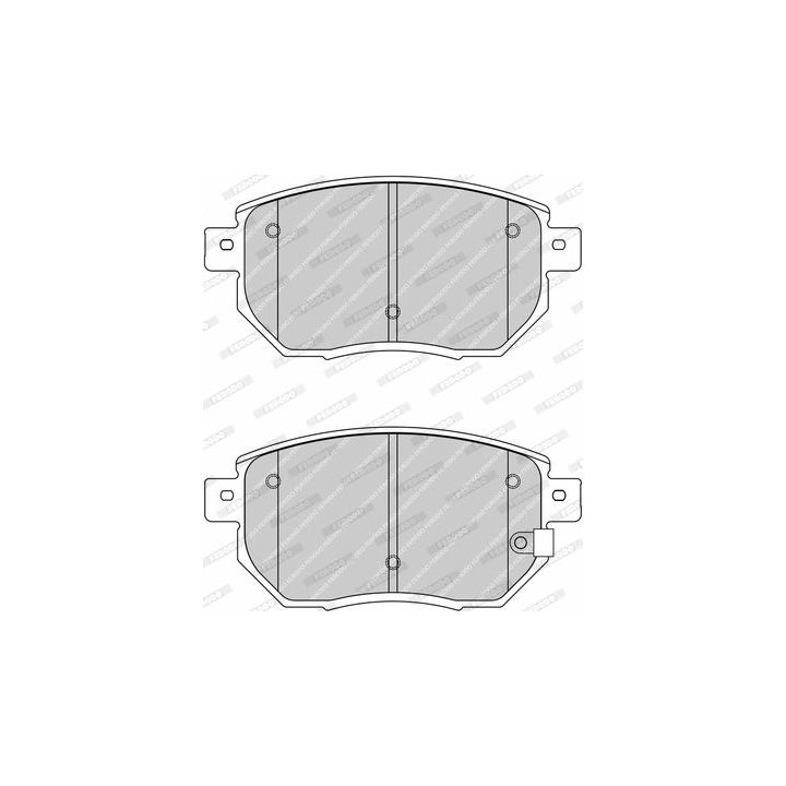 Stabdžių trinkelių rinkinys, diskinis stabdys FERODO FDB1786