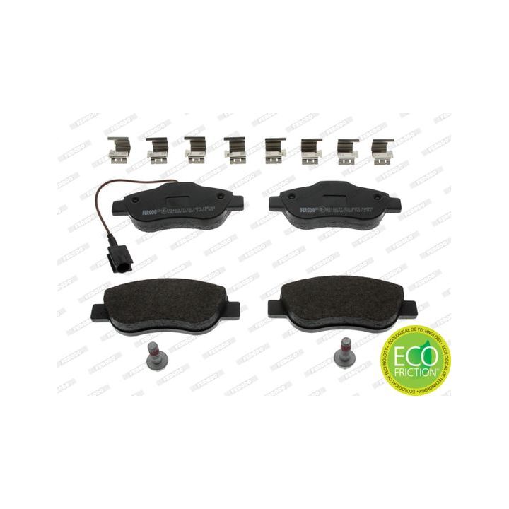 Stabdžių trinkelių rinkinys, diskinis stabdys FERODO FDB1945