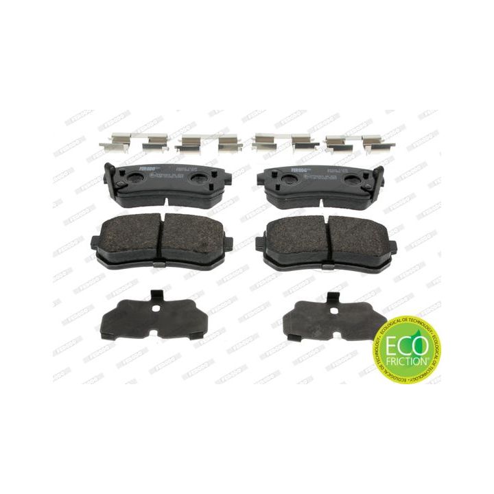 Stabdžių trinkelių rinkinys, diskinis stabdys FERODO FDB1956