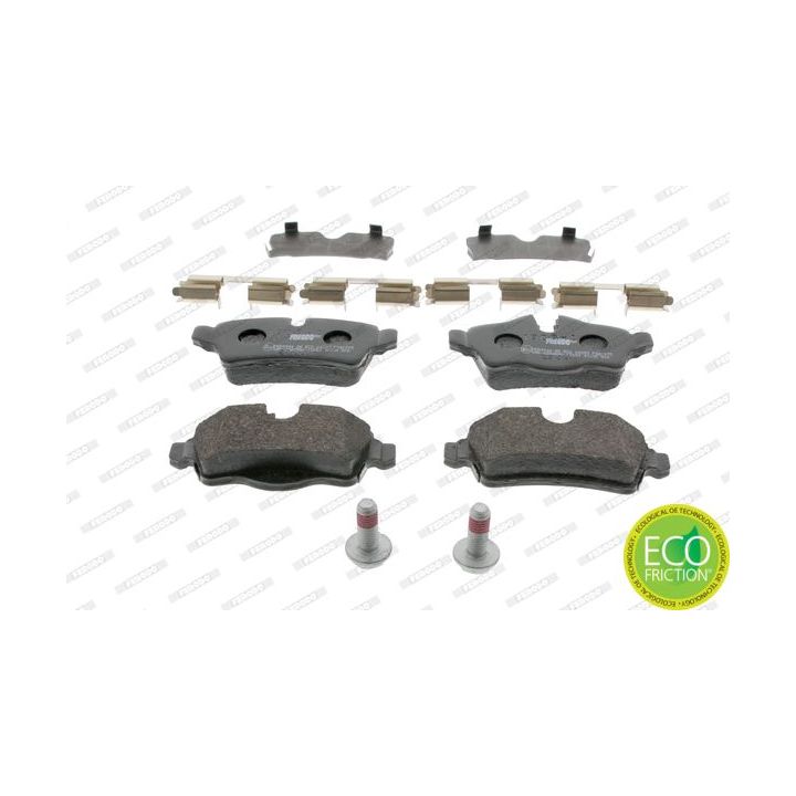 Stabdžių trinkelių rinkinys, diskinis stabdys FERODO FDB1975