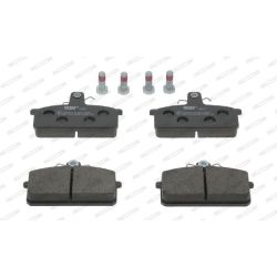 Stabdžių trinkelių rinkinys, diskinis stabdys FERODO FDB221