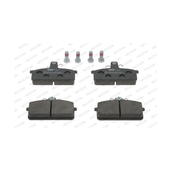 Stabdžių trinkelių rinkinys, diskinis stabdys FERODO FDB221