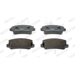 Stabdžių trinkelių rinkinys, diskinis stabdys FERODO FDB346