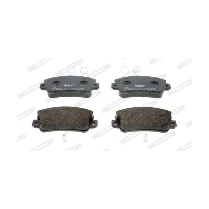 Stabdžių trinkelių rinkinys, diskinis stabdys FERODO FDB346