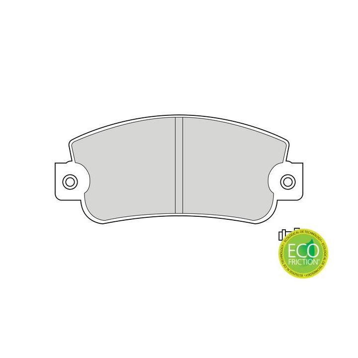 Stabdžių trinkelių rinkinys, diskinis stabdys FERODO FDB346