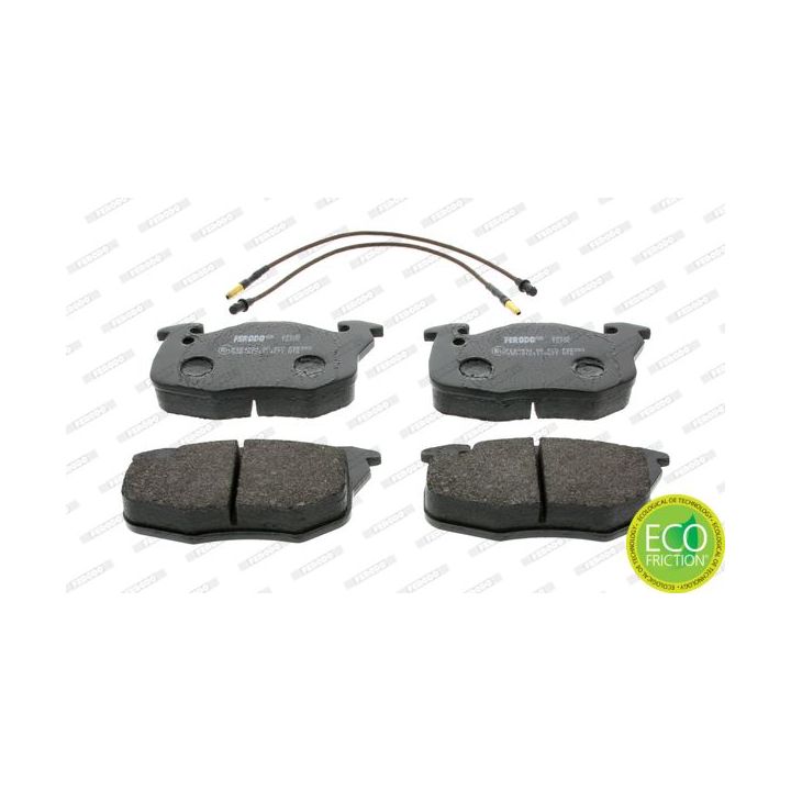 Stabdžių trinkelių rinkinys, diskinis stabdys FERODO FDB393