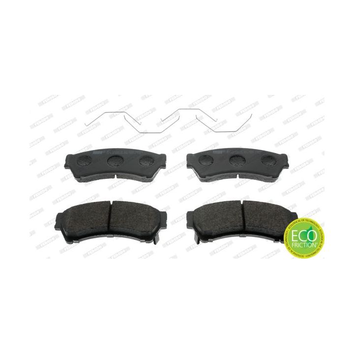 Stabdžių trinkelių rinkinys, diskinis stabdys FERODO FDB4062