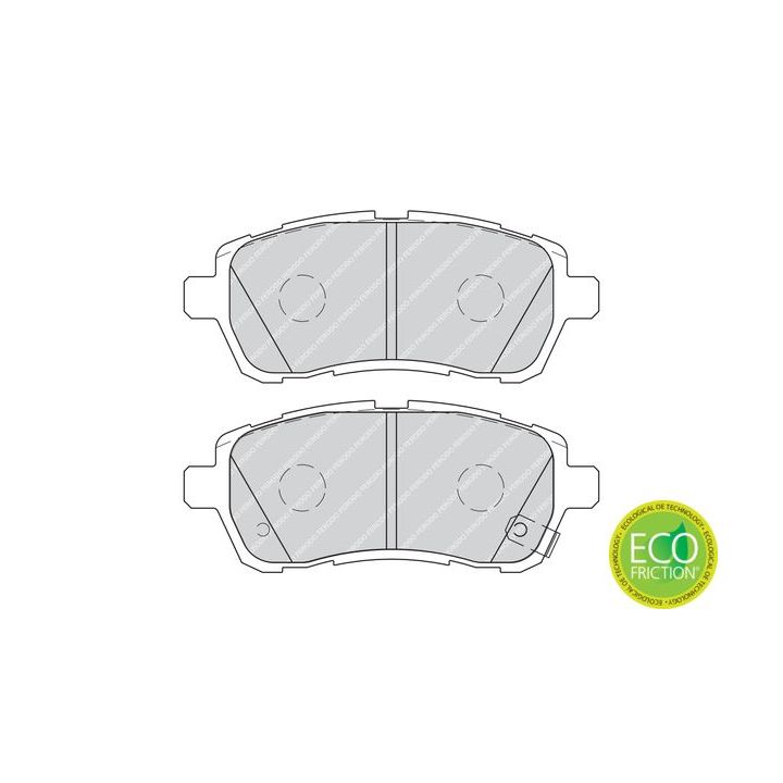 Stabdžių trinkelių rinkinys, diskinis stabdys FERODO FDB4110