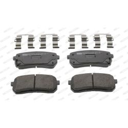 Stabdžių trinkelių rinkinys, diskinis stabdys FERODO FDB4114