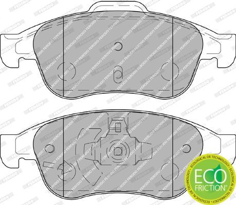 Stabdžių trinkelių rinkinys, diskinis stabdys FERODO FDB4180