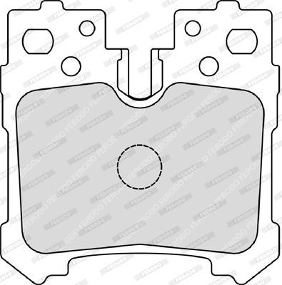 Stabdžių trinkelių rinkinys, diskinis stabdys FERODO FDB4210