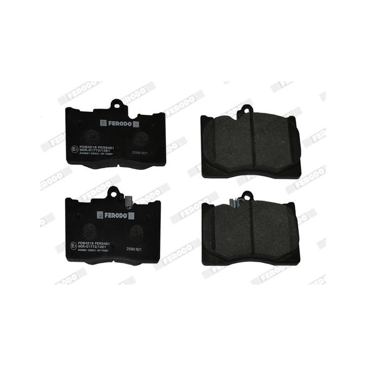 Stabdžių trinkelių rinkinys, diskinis stabdys FERODO FDB4216