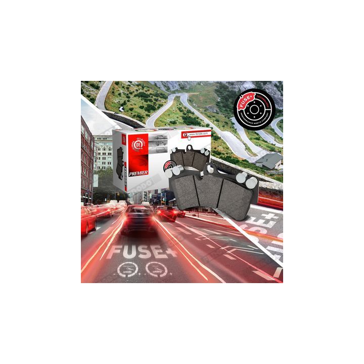 Stabdžių trinkelių rinkinys, diskinis stabdys FERODO FDB4218