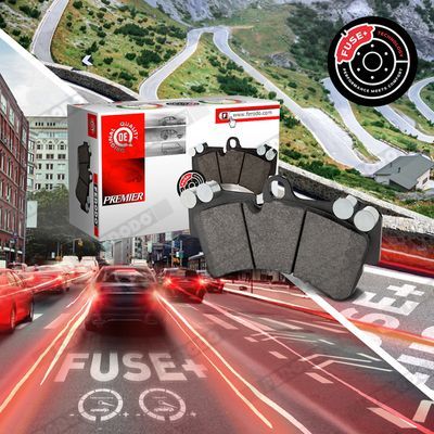 Stabdžių trinkelių rinkinys, diskinis stabdys FERODO FDB4218