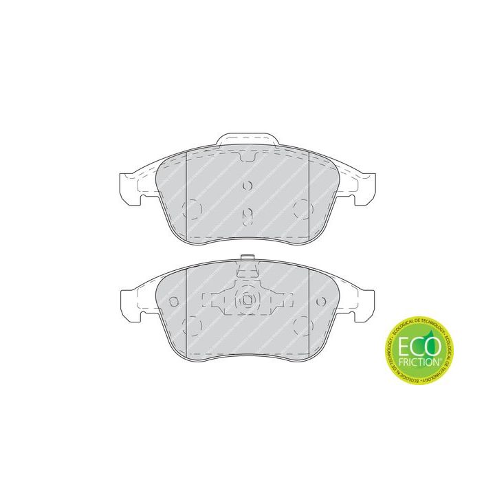 Stabdžių trinkelių rinkinys, diskinis stabdys FERODO FDB4249