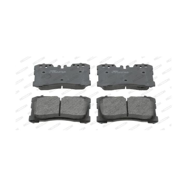 Stabdžių trinkelių rinkinys, diskinis stabdys FERODO FDB4277