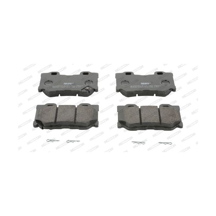 Stabdžių trinkelių rinkinys, diskinis stabdys FERODO FDB4312