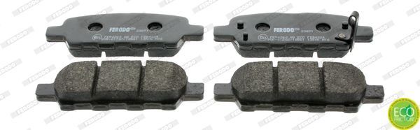 Stabdžių trinkelių rinkinys, diskinis stabdys FERODO FDB4324