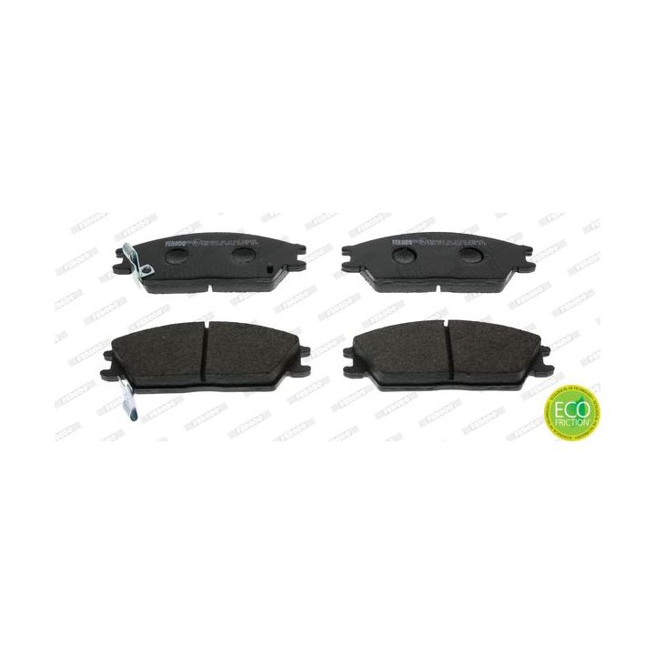 Stabdžių trinkelių rinkinys, diskinis stabdys FERODO FDB435