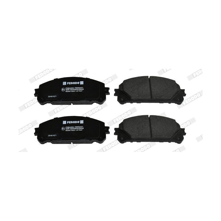 Stabdžių trinkelių rinkinys, diskinis stabdys FERODO FDB4354