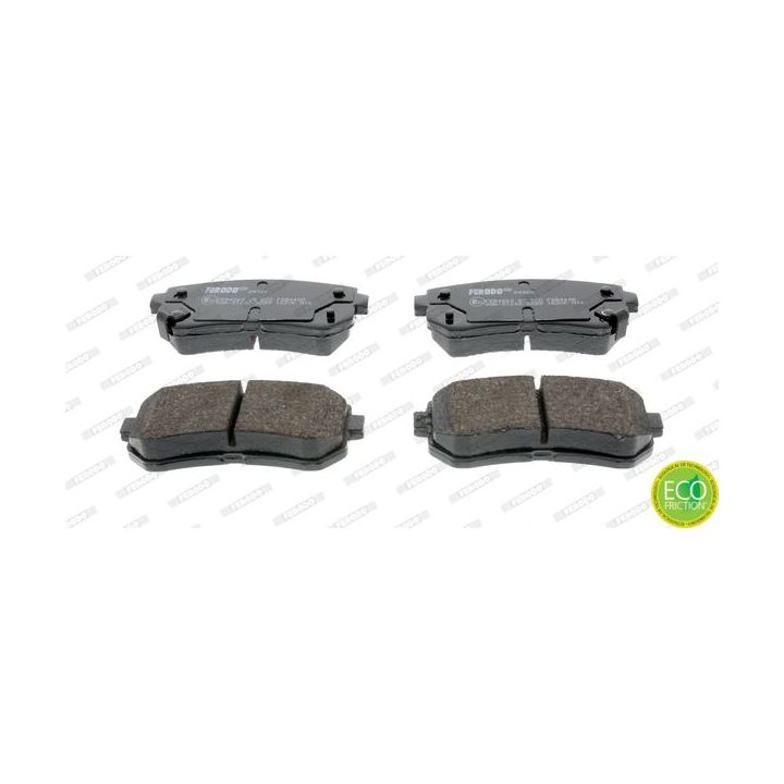 Stabdžių trinkelių rinkinys, diskinis stabdys FERODO FDB4408