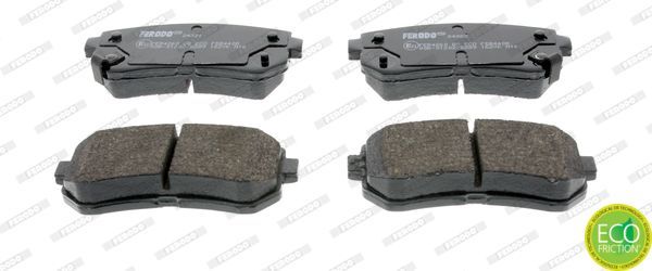 Stabdžių trinkelių rinkinys, diskinis stabdys FERODO FDB4408