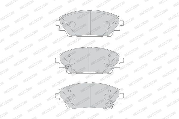 Stabdžių trinkelių rinkinys, diskinis stabdys FERODO FDB4446