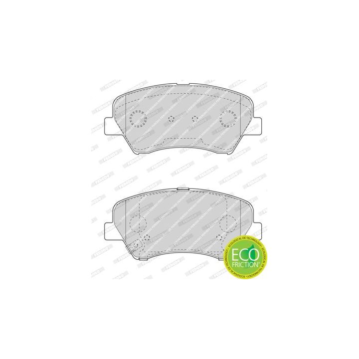 Stabdžių trinkelių rinkinys, diskinis stabdys FERODO FDB4613