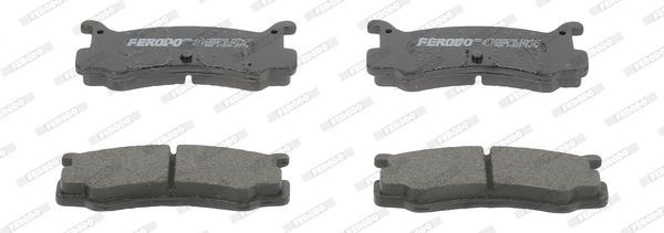 Stabdžių trinkelių rinkinys, diskinis stabdys FERODO FDB482