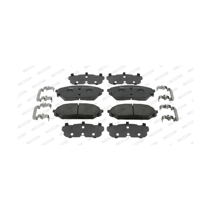 Stabdžių trinkelių rinkinys, diskinis stabdys FERODO FDB4889