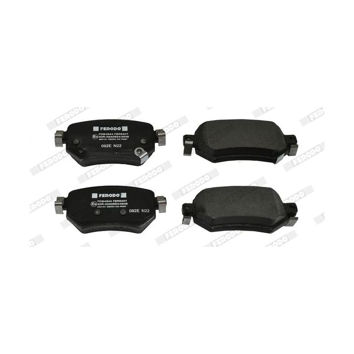 Stabdžių trinkelių rinkinys, diskinis stabdys FERODO FDB4944