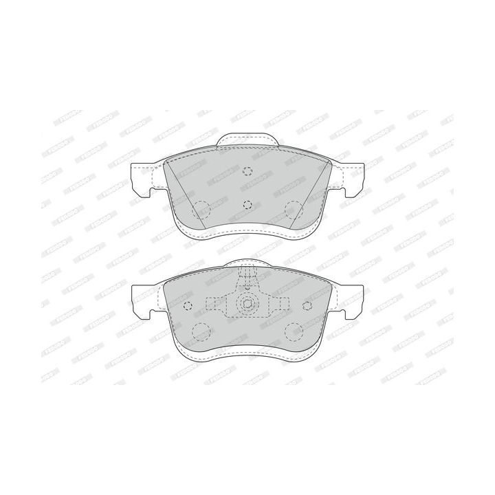 Stabdžių trinkelių rinkinys, diskinis stabdys FERODO FDB4951