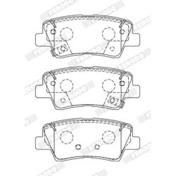 Stabdžių trinkelių rinkinys, diskinis stabdys FERODO FDB5041