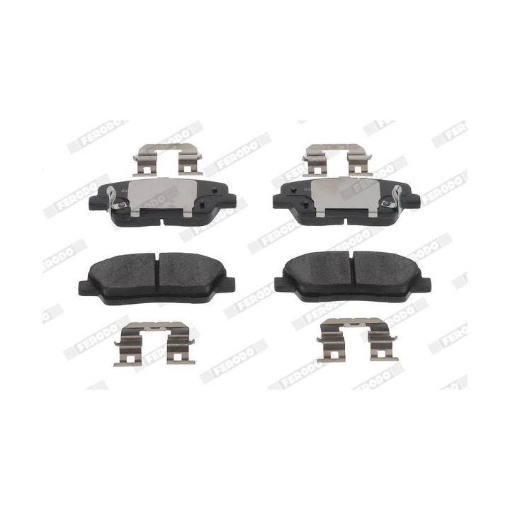 Stabdžių trinkelių rinkinys, diskinis stabdys FERODO FDB5238