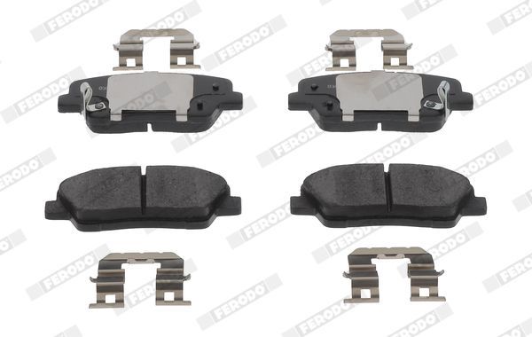 Stabdžių trinkelių rinkinys, diskinis stabdys FERODO FDB5238