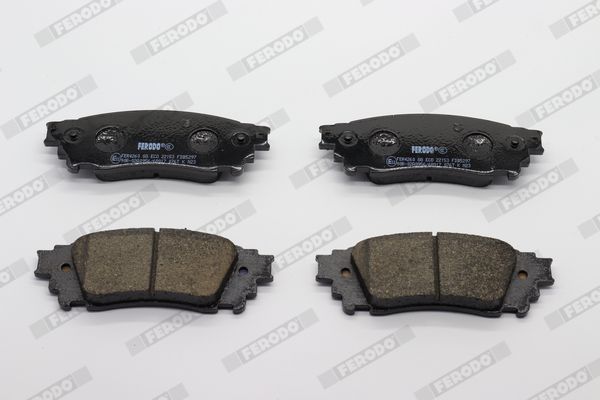 Stabdžių trinkelių rinkinys, diskinis stabdys FERODO FDB5297