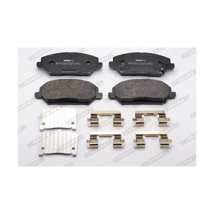 Stabdžių trinkelių rinkinys, diskinis stabdys FERODO FDB5317