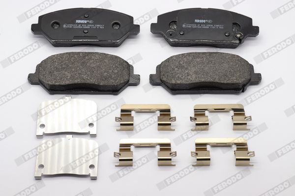 Stabdžių trinkelių rinkinys, diskinis stabdys FERODO FDB5317