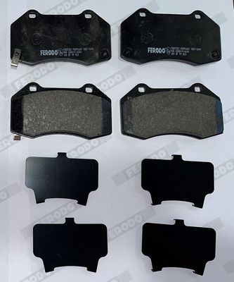 Stabdžių trinkelių rinkinys, diskinis stabdys FERODO FDB5382