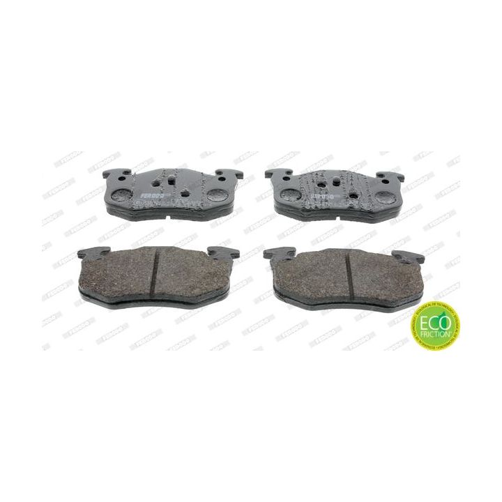 Stabdžių trinkelių rinkinys, diskinis stabdys FERODO FDB558