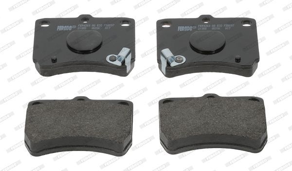 Stabdžių trinkelių rinkinys, diskinis stabdys FERODO FDB597
