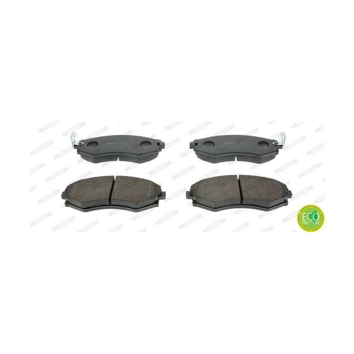 Stabdžių trinkelių rinkinys, diskinis stabdys FERODO FDB600