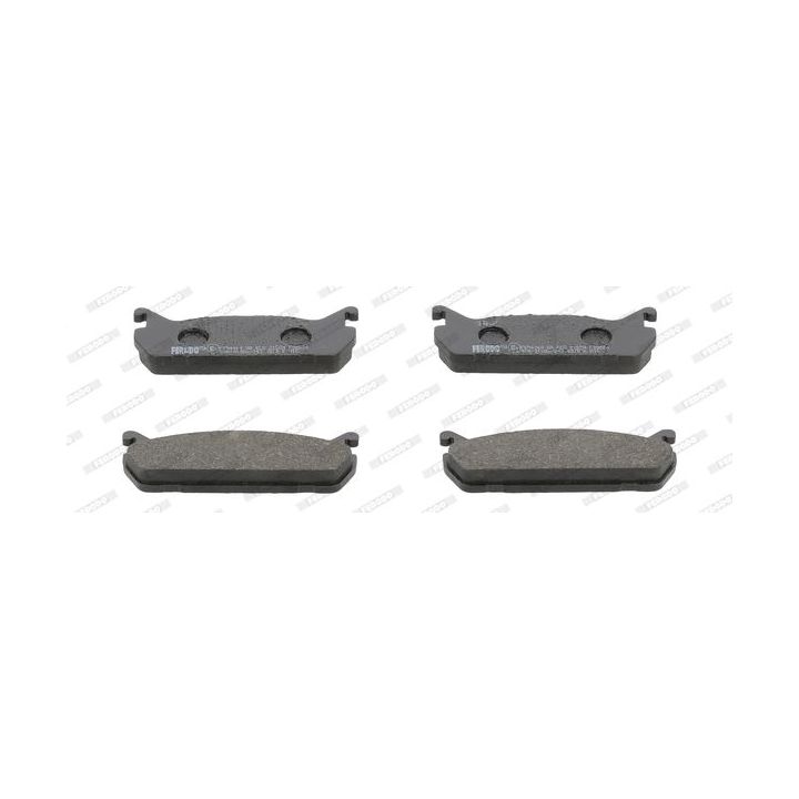 Stabdžių trinkelių rinkinys, diskinis stabdys FERODO FDB654