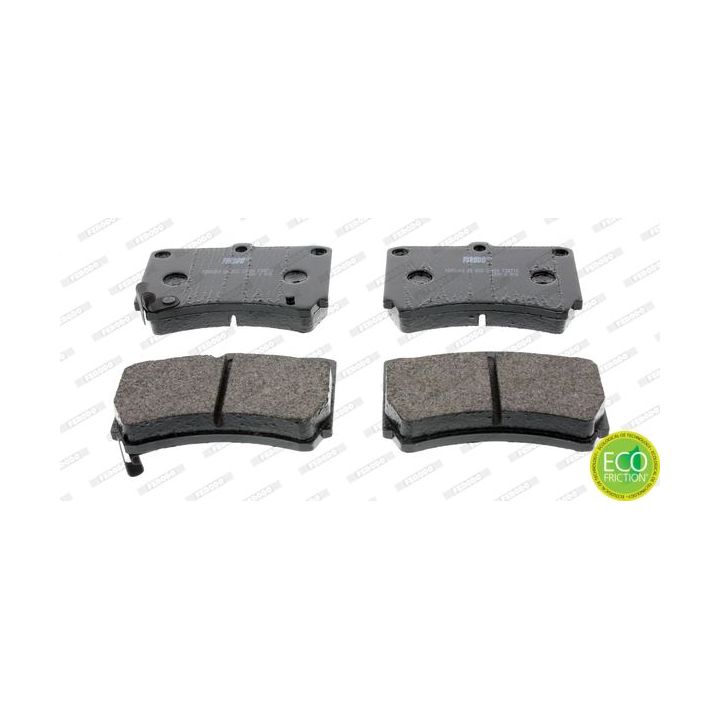 Stabdžių trinkelių rinkinys, diskinis stabdys FERODO FDB715