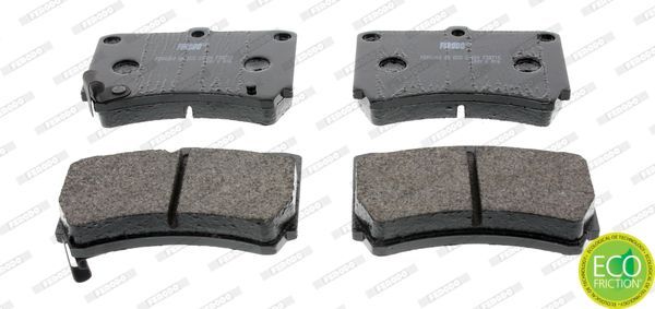 Stabdžių trinkelių rinkinys, diskinis stabdys FERODO FDB715