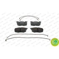 Stabdžių trinkelių rinkinys, diskinis stabdys FERODO FDB719