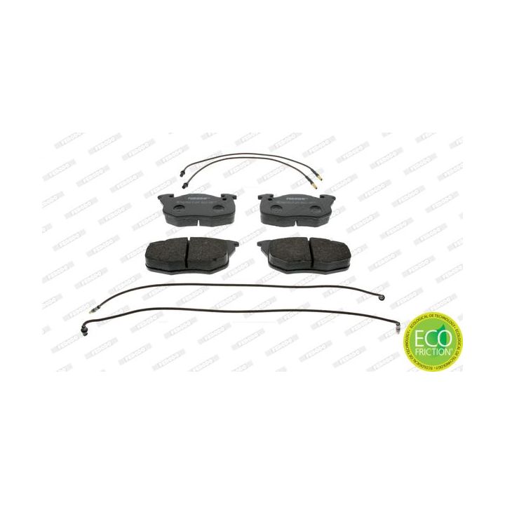 Stabdžių trinkelių rinkinys, diskinis stabdys FERODO FDB719