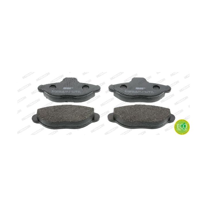 Stabdžių trinkelių rinkinys, diskinis stabdys FERODO FDB749