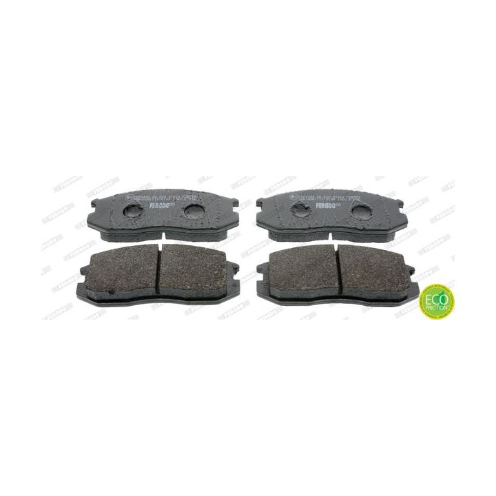 Stabdžių trinkelių rinkinys, diskinis stabdys FERODO FDB759