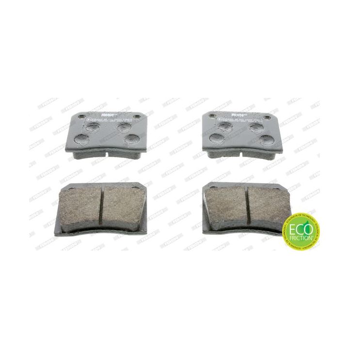 Stabdžių trinkelių rinkinys, diskinis stabdys FERODO FDB815